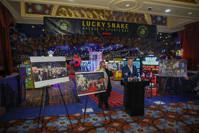 Embracing the Charm Lucky Snake Arcade Sports Bar at Showboat Photos