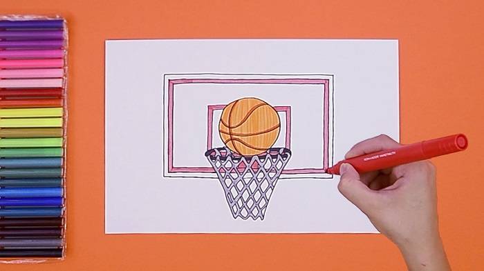 Unveiling the Art of Basketball Hoop Drawing